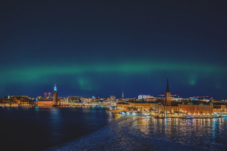 Stockholm: Ice Skating with fire & chance of Northern Lights