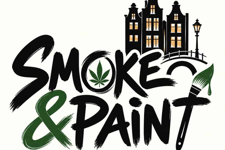 Smoke & Paint Amsterdam – Cannabis-Malerei-Erlebnis. Foto: GetYourGuide Smoke & Paint Amsterdam – Cannabis-Malerei-Erlebnis. Foto: GetYourGuide