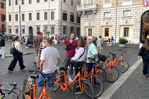 Roma: tour guiado en bici o bici eléctrica con guía localOpción de bicicleta