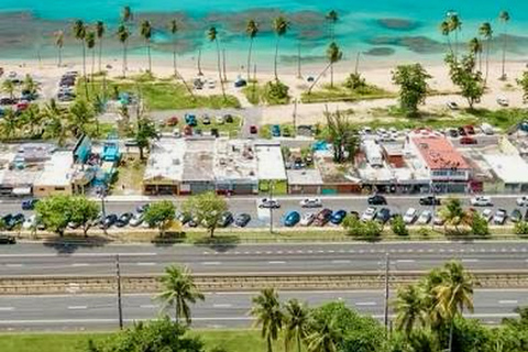 San Juan: Rainforest Waterslides & Beach Tour with Transport San Juan: El Yunque Rainforest and Luquillo Beach Day Tour