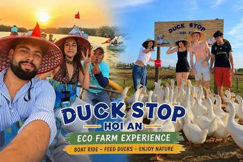 Hoi An: Duck Leader Experience & Coconut Basket Boat Ride