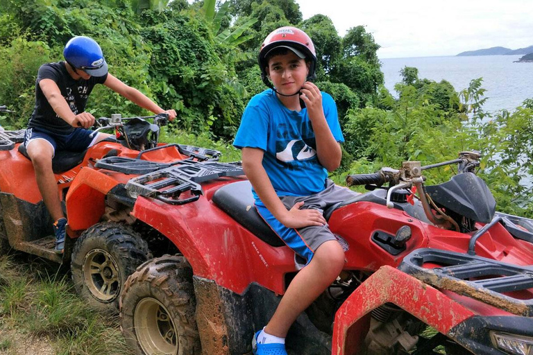 Phuket: Aventura de ATV e Zipline com transfer do hotel