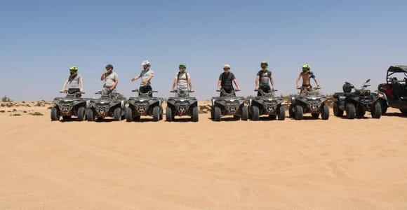 Agadir: Quad Bike Desert & Beach Adventure with Free Pickup