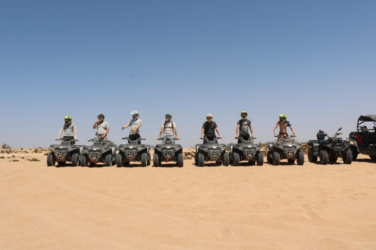 Agadir: Quad Bike Desert&Beach Adventure with Free Pickup