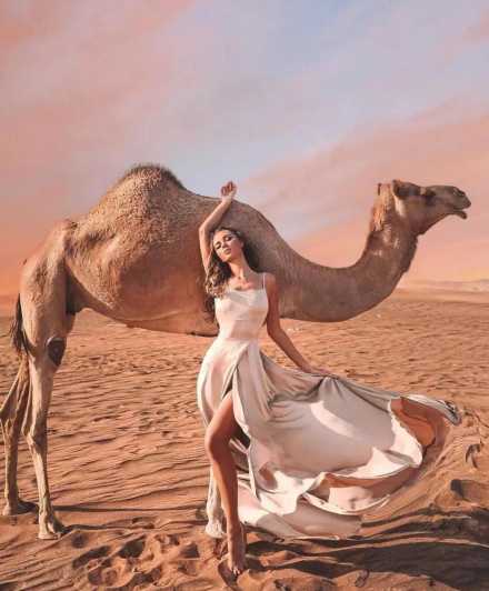 Tanger : Randonnée à dos de chameau sur la plage d'Achakkar