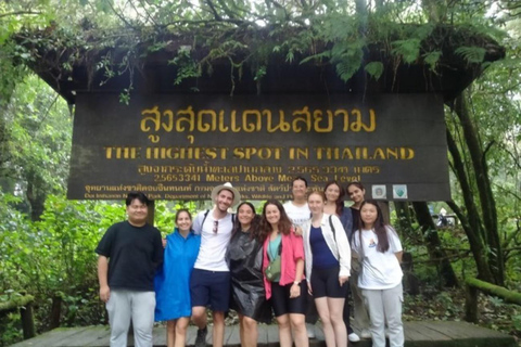 Chiang Mai : Parc national de Doi Inthanon et sanctuaire des éléphants