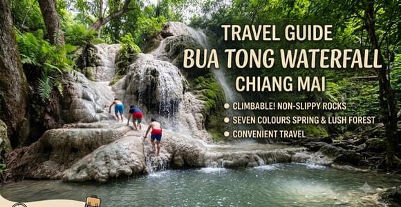 Chiang Mai: Sticky Waterfall & Temple Private Tour