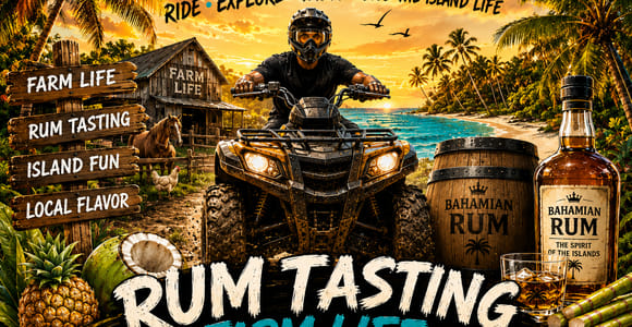 Nassau: Guided ATV Tour with Rum Tasting & Beach Stop