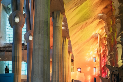 Sagrada Familia: ticket en tour zonder wachten voor de kassaGroepstour in het Frans