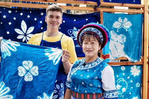 Shanghai: Handcraft Experience-Tie-Dye Workshop with Pickup