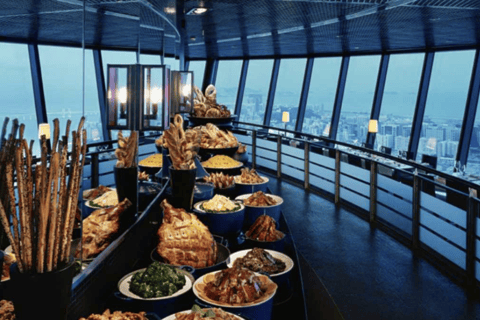 Macau: 360 Café Buffet Dining at Macau Tower with City Views 2026 Spring Promotion Dinner Buffet with OD Ticket - Adult