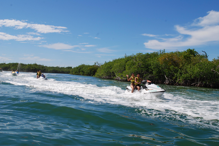 Cancun: Jetski and Snorkel Adventure Shared Jetski per person