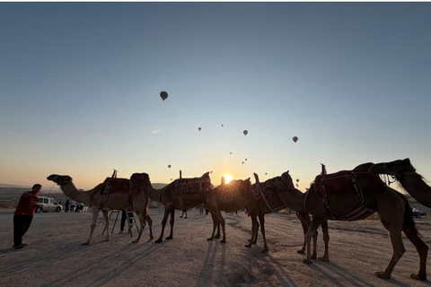 Cappadocia: Sunrise or Sunset Camel Safari with Hotel Pickup Sunset Camel Safari