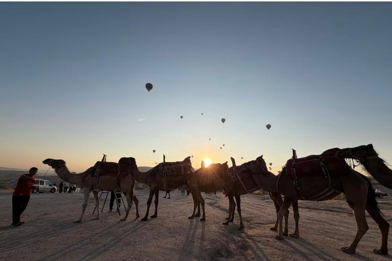 Cappadocia: Sunrise or Sunset Camel Safari with Hotel Pickup Sunset Camel Safari