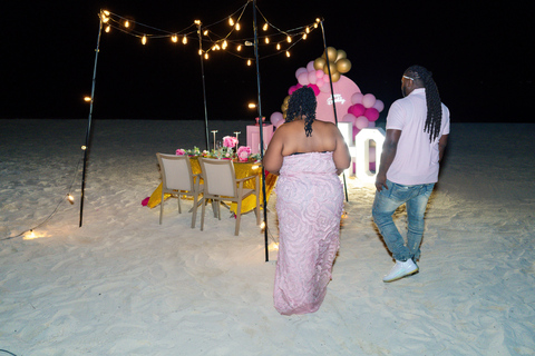 Montego Bay: Private Beach Dinner with Photoshoot