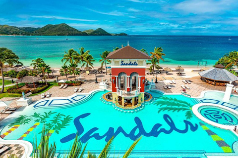 St.Lucia |UVF to Any Sandals Resort|Round Trip|Free Souvenir