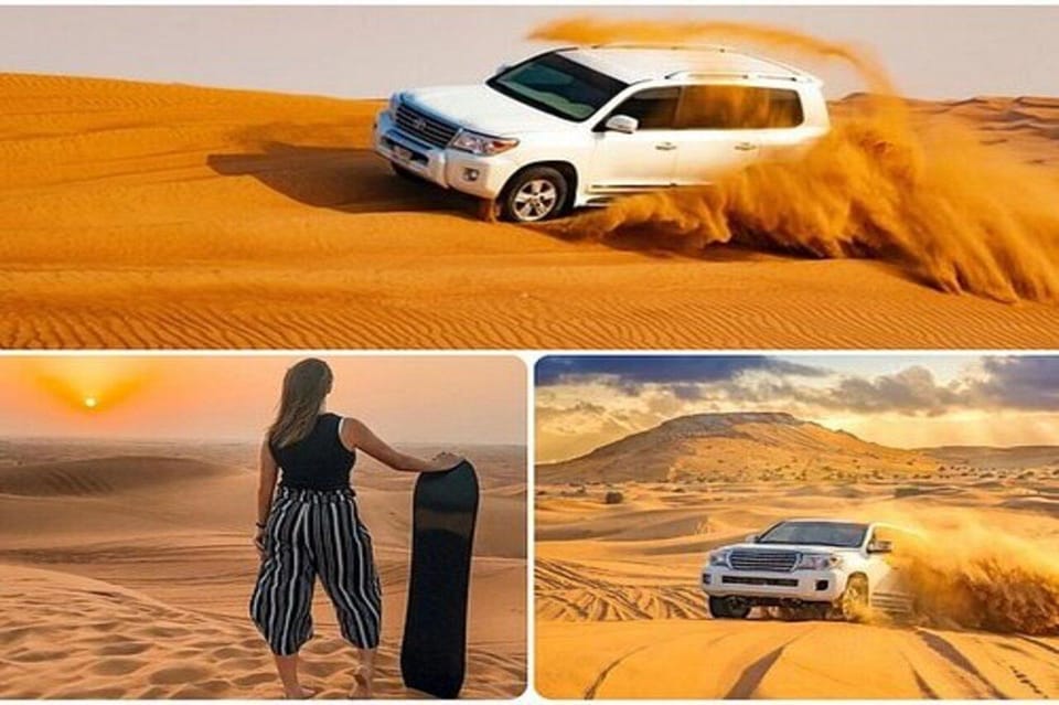 Doha Desert Safari, Dune Bashing, Sand Boarding & Inland Sea | GetYourGuide