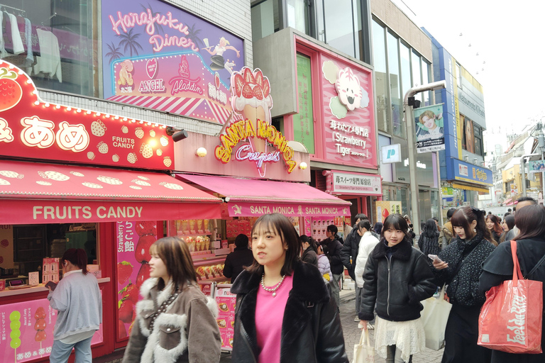 Tokyo : Visite guidée de la rue Takeshita de Harajuku avec des sucreries
