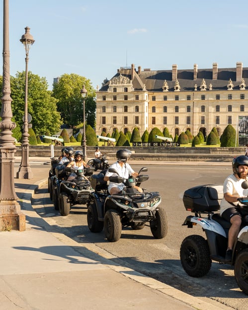 Parigi: Tour guidato della città in quad, con i punti salienti della città
