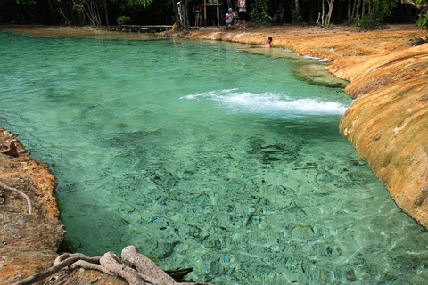 Phuket: Emerald & Blue Pool, Hot Springs & Tiger Cave Krabi Private Tour, Hotel Pick-Up and Drop-Off, English Guide