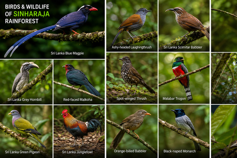 From Mirissa: Sinharaja Rainforest Birdwatching Tour