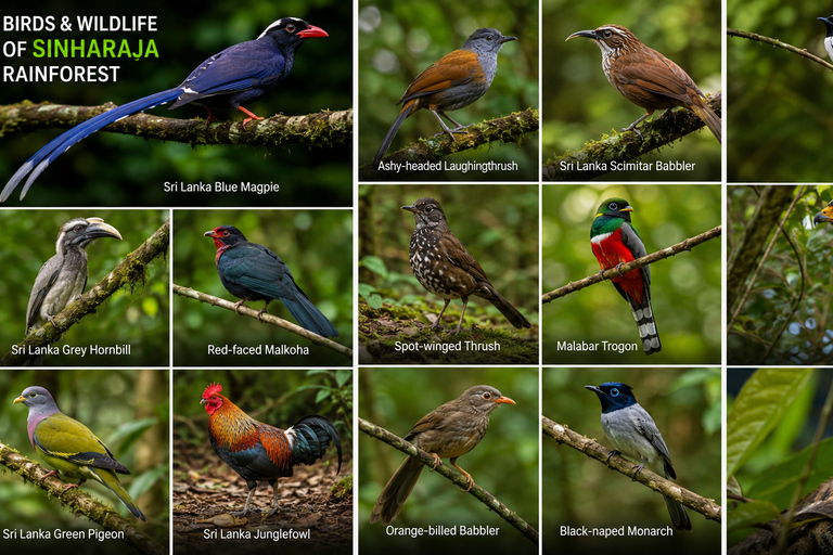 From Mirissa: Sinharaja Rainforest Birdwatching Tour