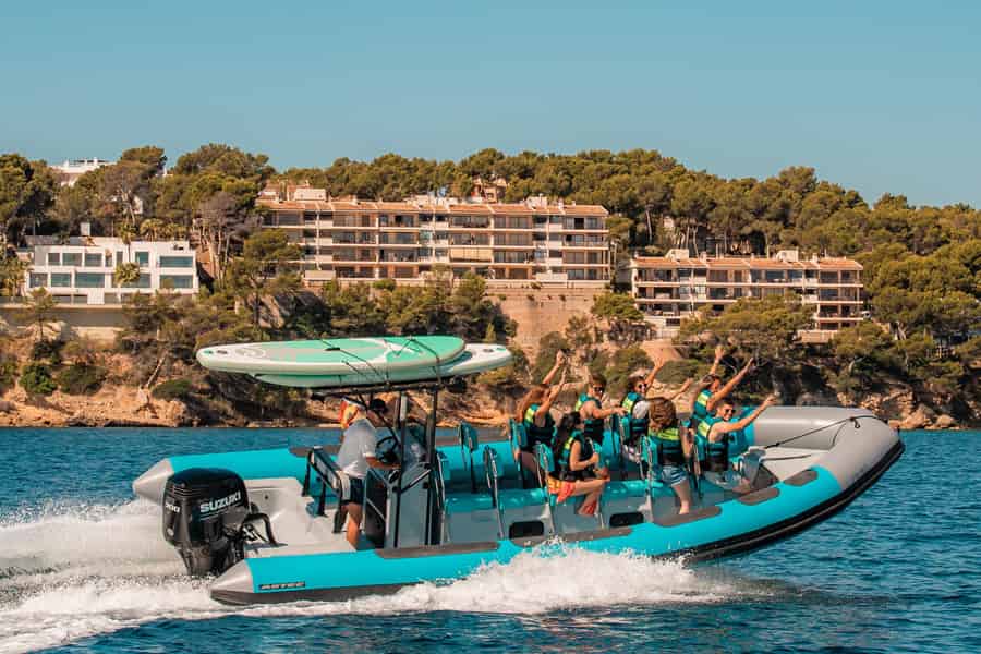 Mallorca: 2-stündige Speedboat-Tour, Besuch von Höhlen und Klippen und Schnorcheln. Foto: GetYourGuide