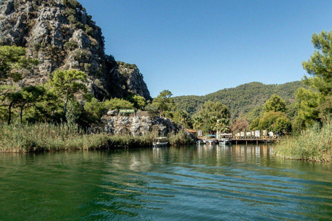 Fethiye: Dalyan Private Sunrise Tour with Mud Baths Fethiye: Dalyan Mud Bath and Turtle Beach Day Trip