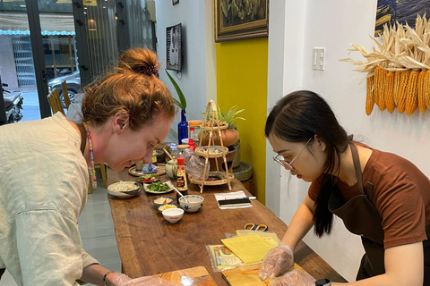 Da Nang: Aula de culinária vegetariana com Janny