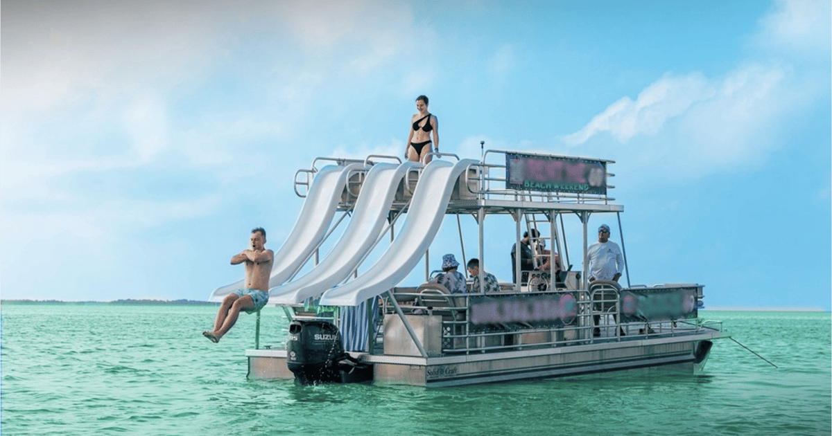 Key West: Double Decker Pontoon Boat Rental GetYourGuide