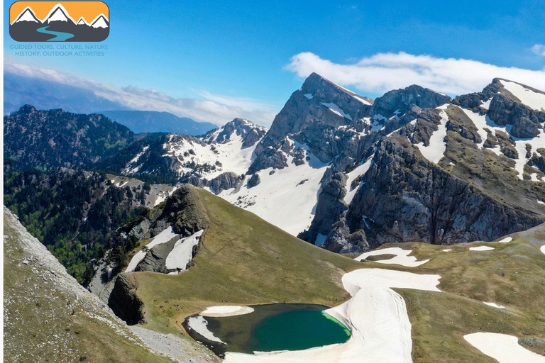 Tour guiado de senderismo al lago del dragón de la montaña Tymfi