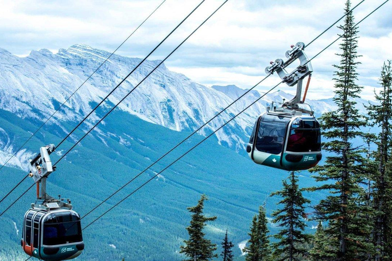 Banff: Gondola, Hot Spring and Three Lakes Tour