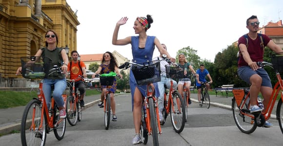 Zagreb: 3-stündige klassische Fahrradtour