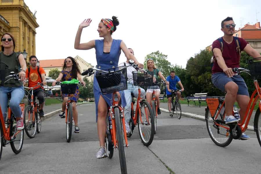 Zagreb: 3-stündige klassische Fahrradtour