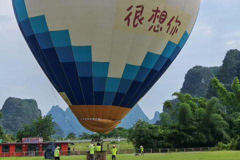 Yangshuo Paragliding and Hot Air Balloon Experience