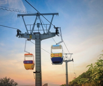 Yakarta: Teleférico en el Parque Cultural Mini Indonesia