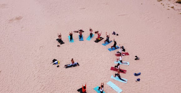Lagos: Ademhalingsoefeningen en meditatie op het strand