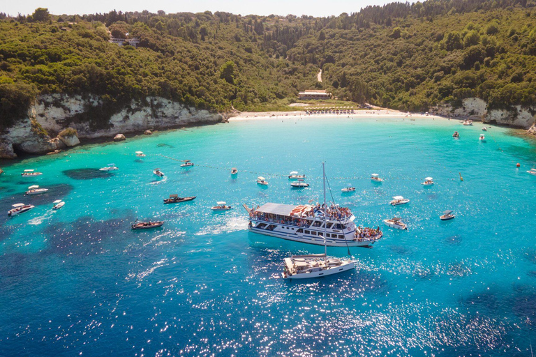 Parga: Iconic Paxos, Antipaxos & Blue Caves Cruise with Swim