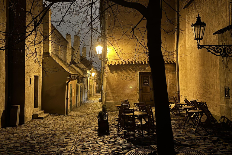 Prague: VIP Prague Castle Night Walk with Panoramic Views VIP Prague Castle Night Walk with Panoramic Views (German)