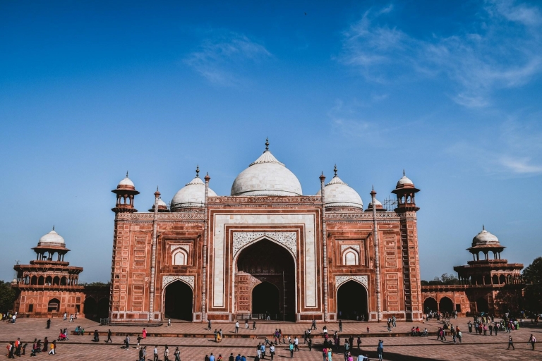 Z Delhi: Taj Mahal wycieczka samochodem tego samego dnia z lunchemTylko kierowca + prywatny samochód + przewodnik