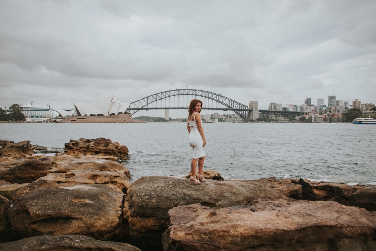 Sydney: Viaje personal y fotógrafo de vacacionesEl Explorer - 2 horas y 60 fotos 2-3 y ubicaciones