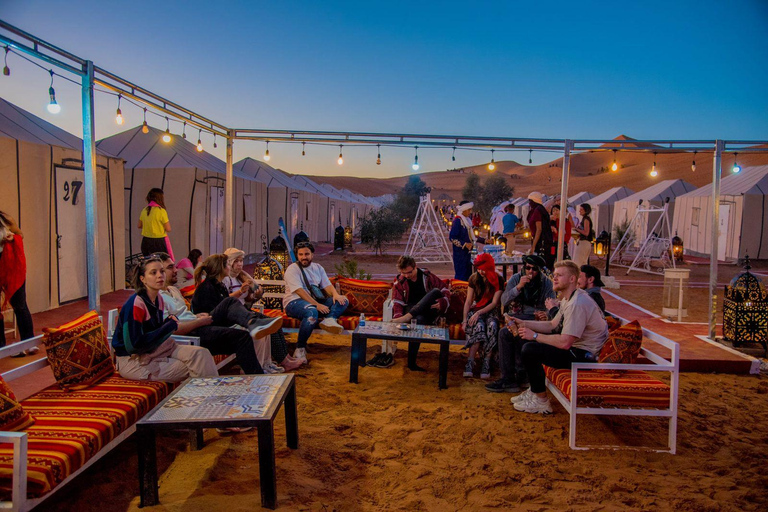 Marrakech: 3-Day Merzouga Desert Tour Camel & Sandboarding Deluxe Camp Tent (Recommended)