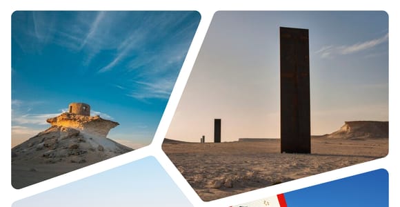 Explore Zekreet: Richard Serra Art & Mushroom Rock Wonders
