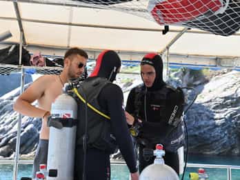 Essayez la plongée sous-marine depuis un bateau à Budva - Budva Diving Center