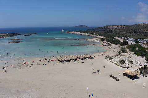 Excursión de un día a la playa privada de Elafonissi y Falassarna (con SUP)elaf falas