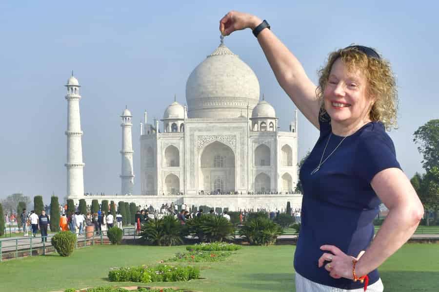 Taj Mahal: Tour mit Express-Eintritt – Vorzugsleinlass, ohne Wartezeit. Foto: GetYourGuide
