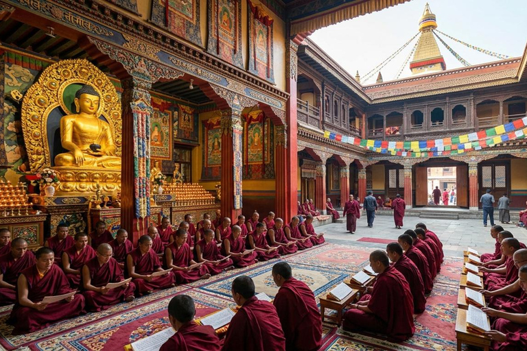 Kathmandu: Tea with a Buddhist Monk & Guided Meditation