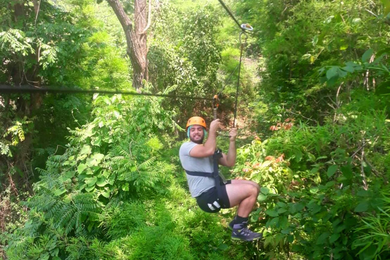 Pai: Ziplining w dżungli z 16 platformamiWycieczka prywatna bez transferu do hotelu