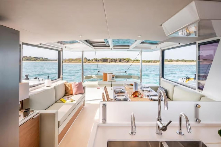 Mykonos: Rhenia Island Catamaran Cruise with Lunch Sunset Sailing Tour