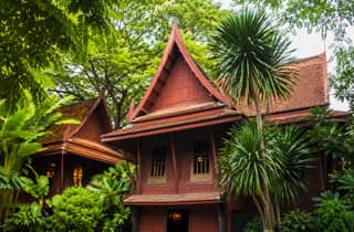 Bangkok: Jim Thompson Haus, Boot- & Tempeltour